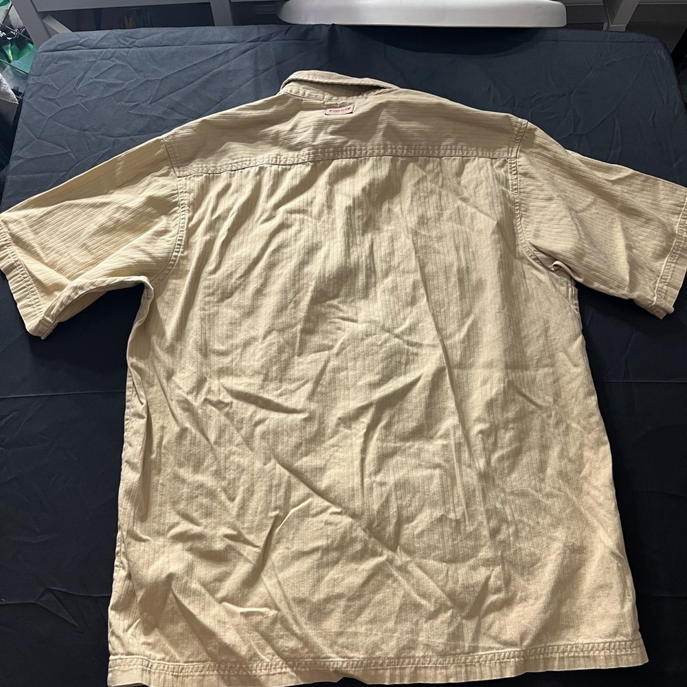 Dickies Tan Cotton Shirt large men - Picture 2 of 4
